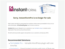 Tablet Screenshot of instantformpro.com